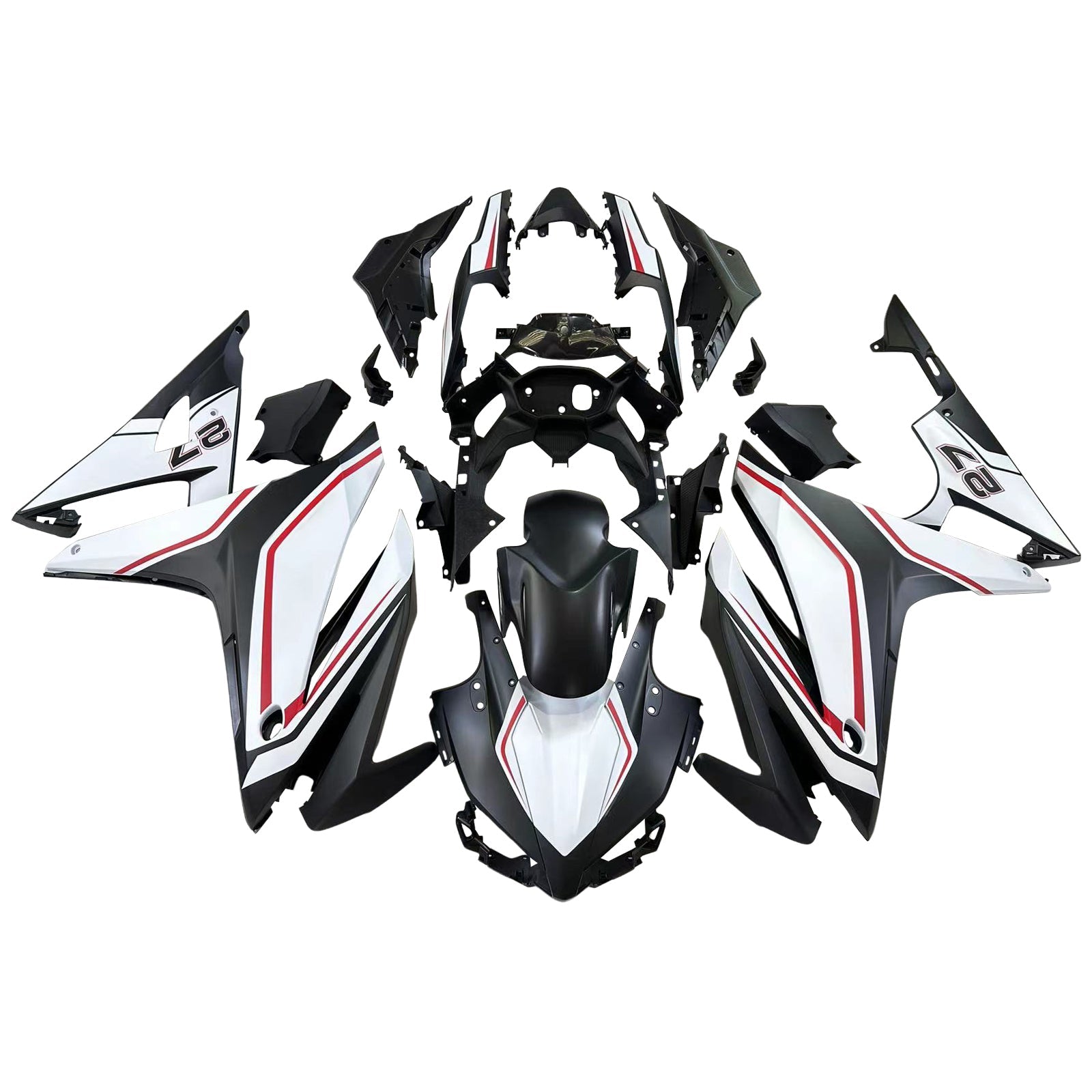 Honda CBR500R 2016-2018.
 Kit de carenado