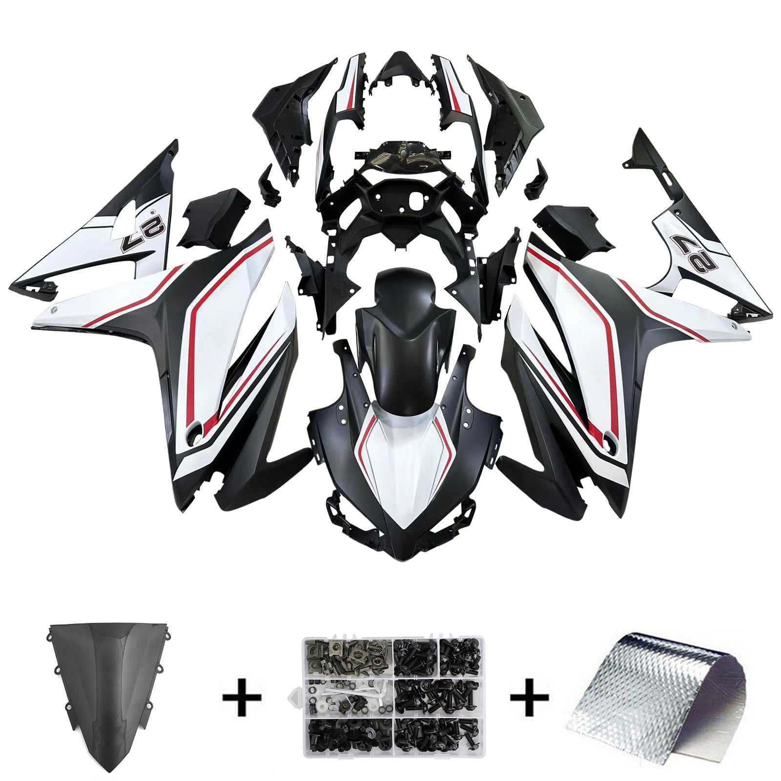 Honda CBR500R 2016-2018.
 Kit de carenado