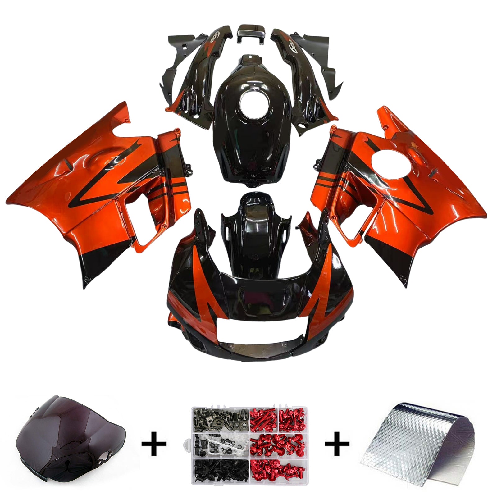 Honda CBR600 F2 1991-1994 Fairing Kit Bodywork Plastic ABS