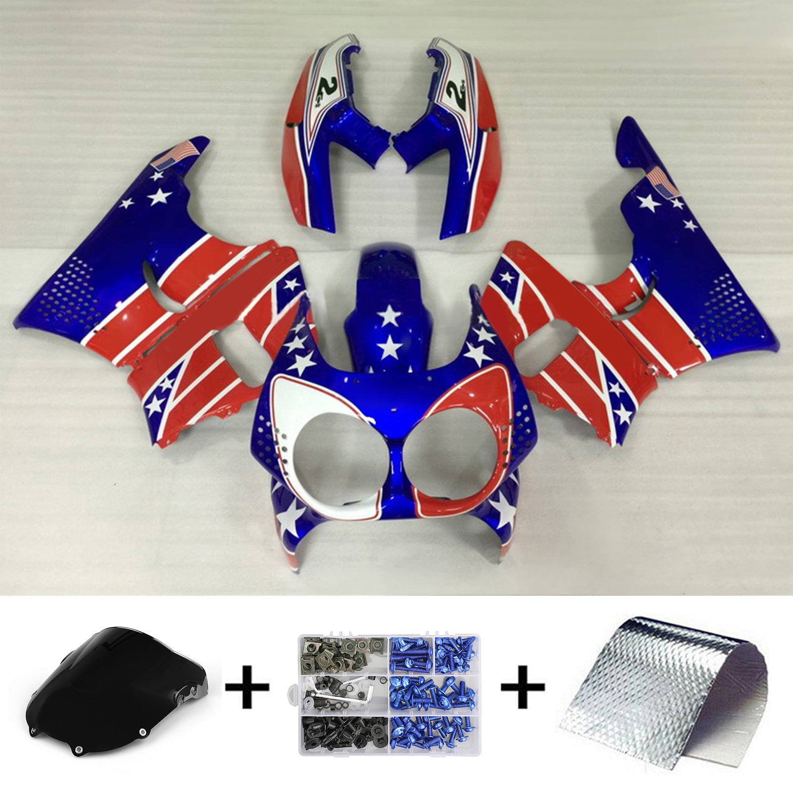 Honda CBR900RR 893 1992-1993 Fairing Kit Bodywork Plastic ABS