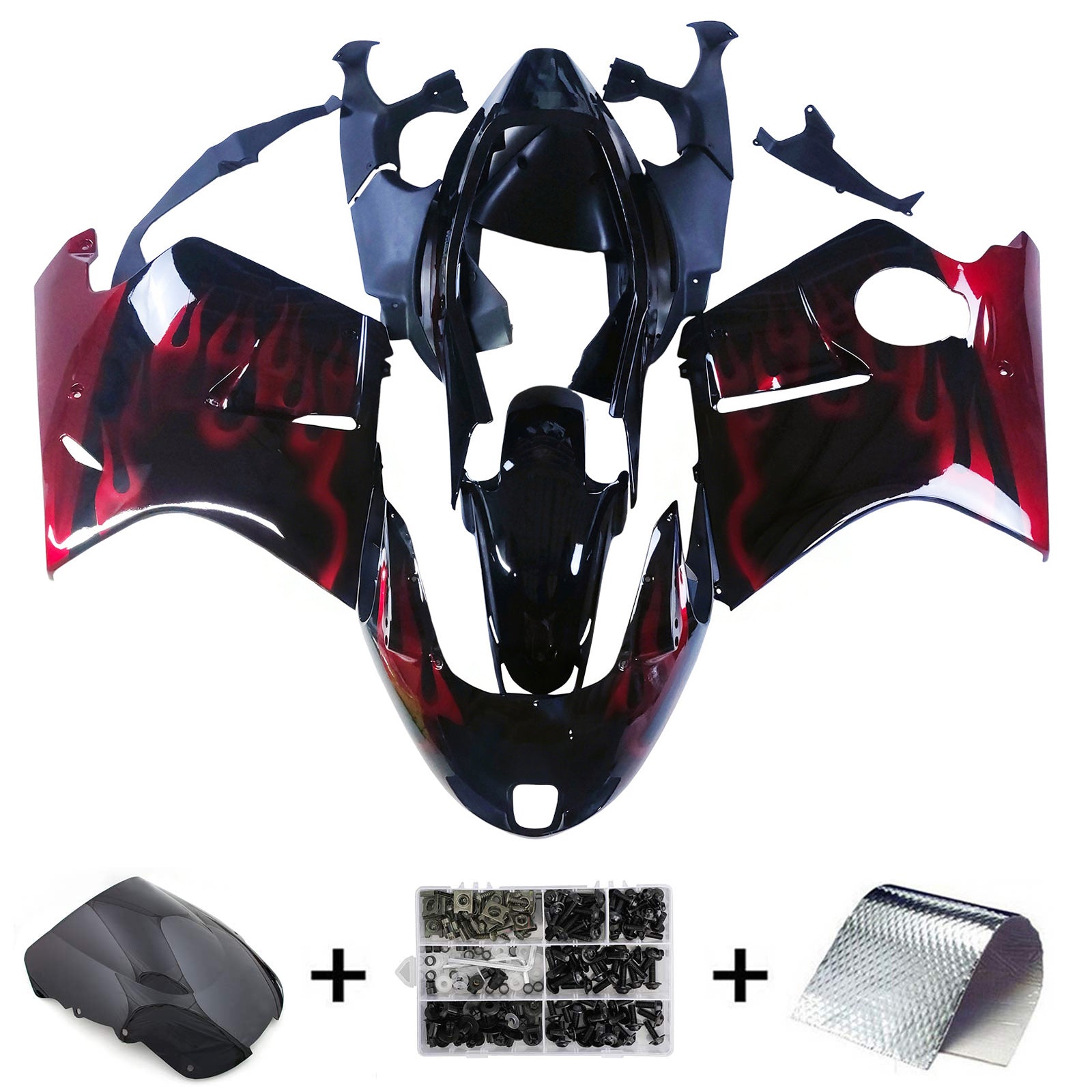 Honda CBR1100XX SuperBlackBird 1996-2007 Fairing Kit