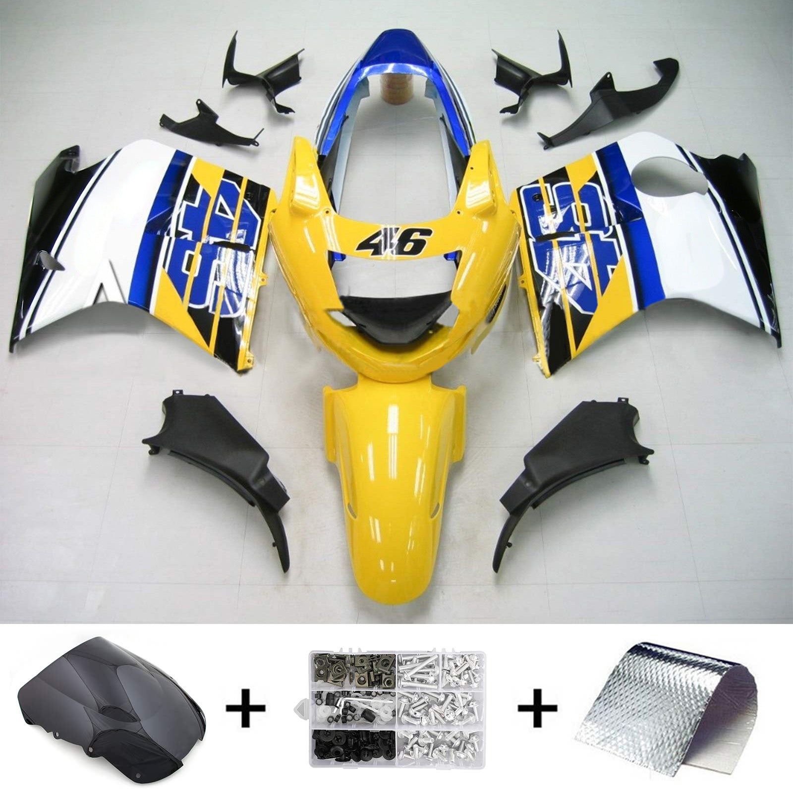 Honda CBR1100XX SuperBlackBird 1996-2007 Fairing Kit