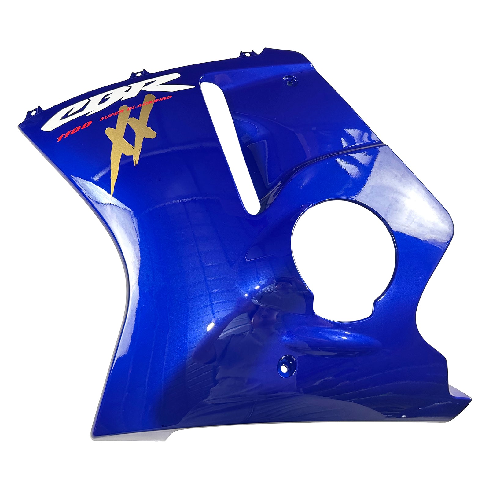 1996-2007 Honda CBR1100XX SuperBlackBird Blue with Yellow Logo Fairing Kit Bodywork ABS