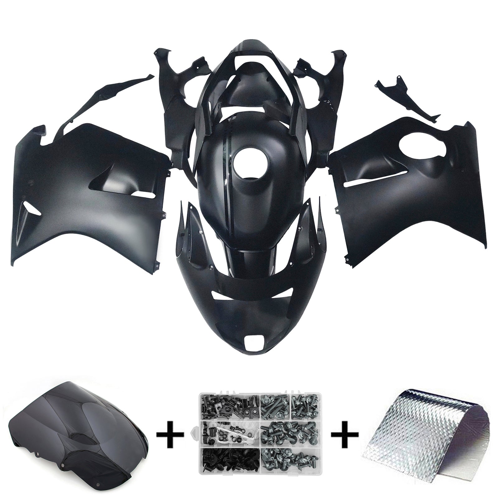 Honda CBR1100XX SuperBlackBird 1996-2007 Fairing Kit Bodywork ABS