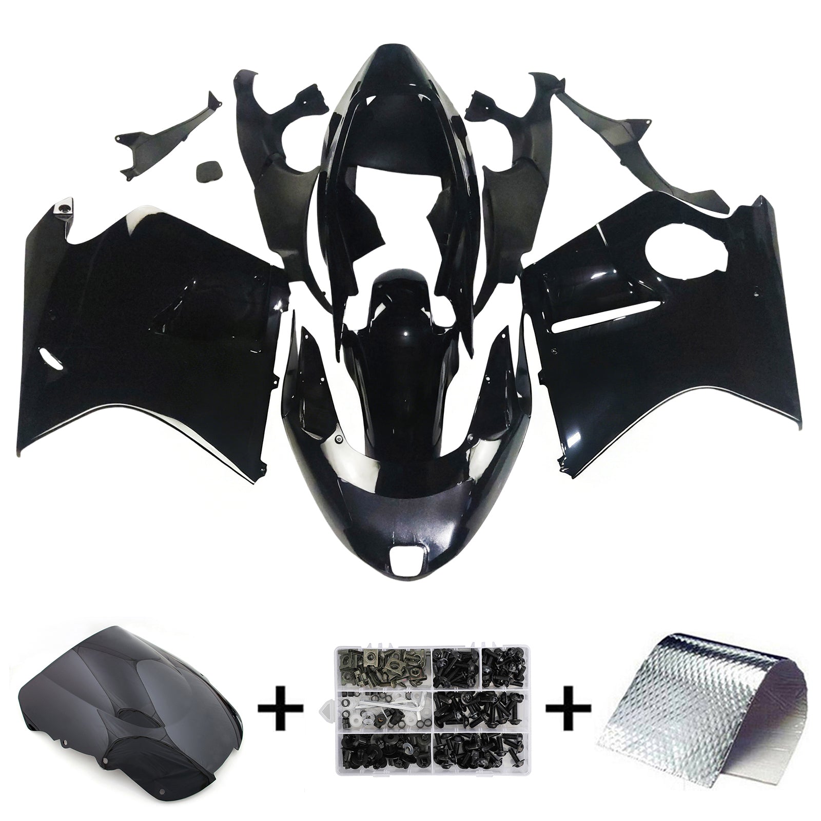 Honda CBR1100XX SuperBlackBird 1996-2007 Fairing Kit Bodywork ABS