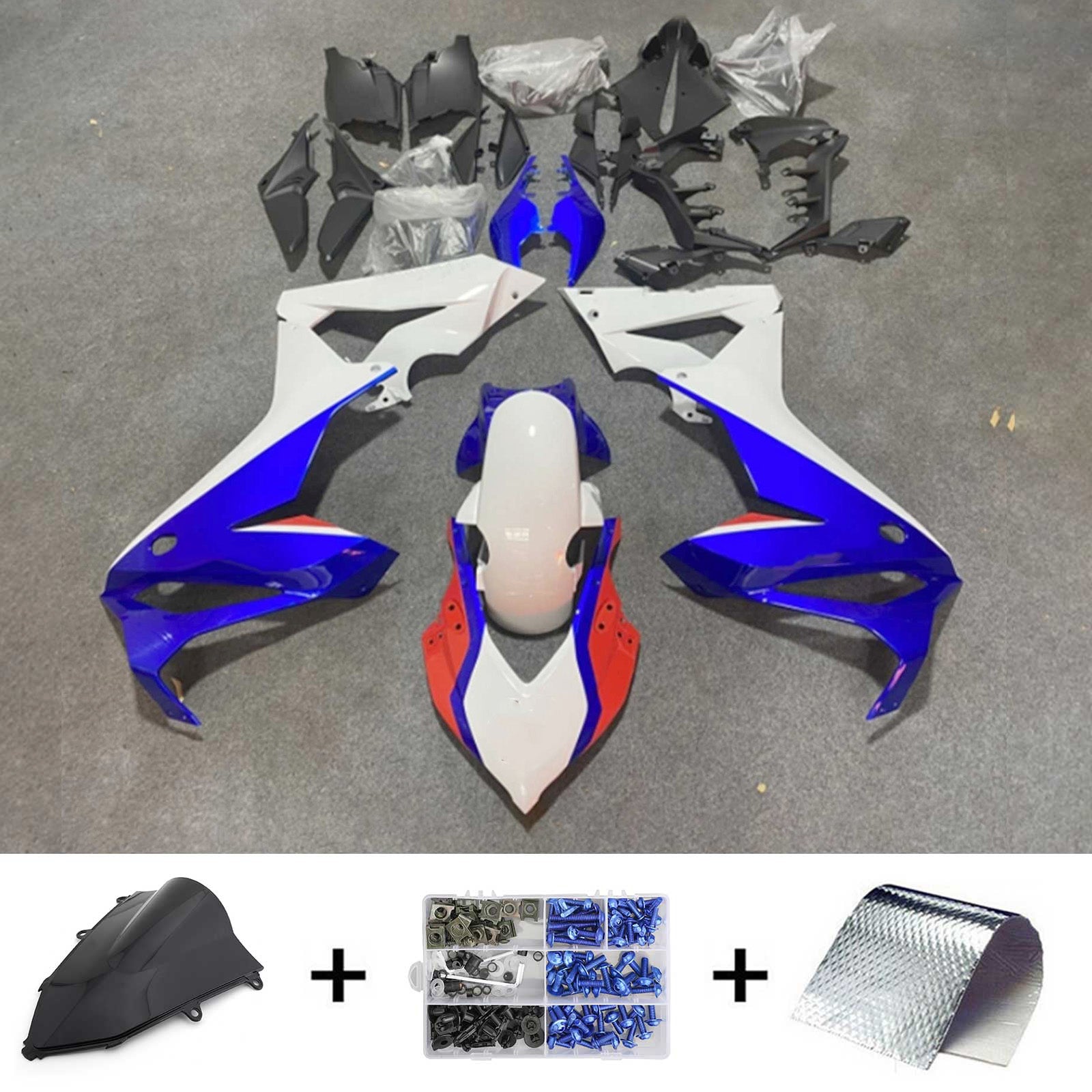 Amotopart Honda CBR650R 2021-2022 Fairing Kit Bodywork Plastic ABS