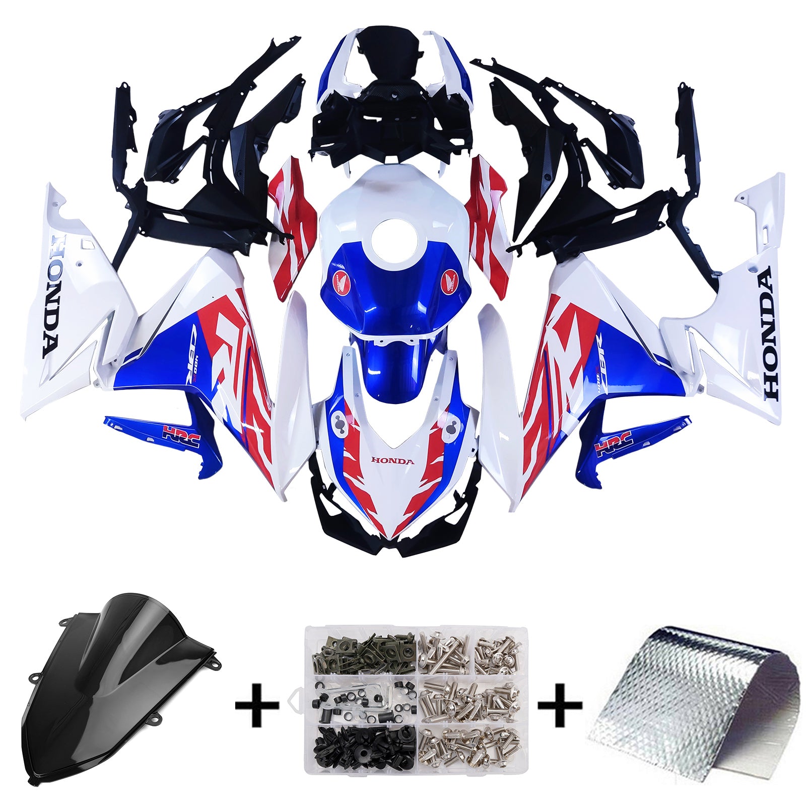 Amotopart Honda CBR400R 2022 Fairing Kit Bodywork Plastic ABS