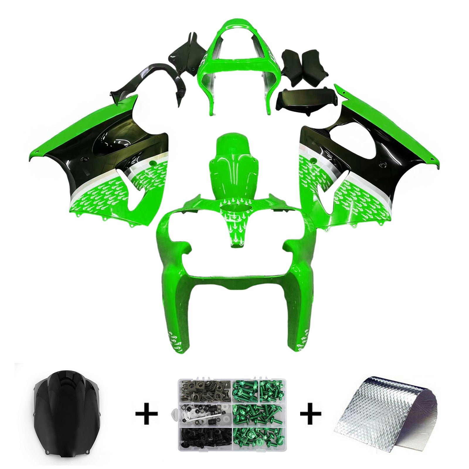 가와사키 ZX6R 636 2000-2002 ZZR600 2005-2008용 페어링 키트
