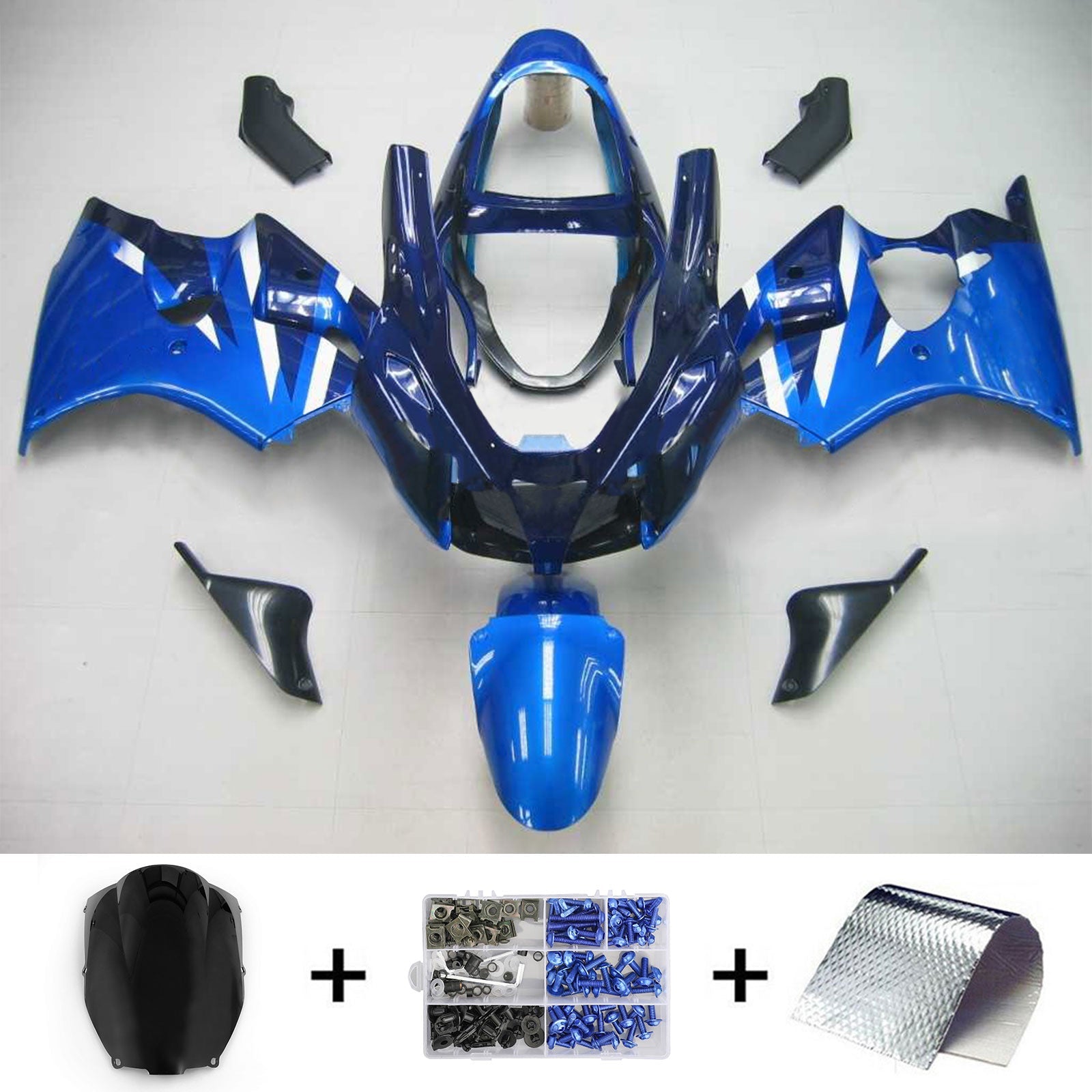 Kit de carenado para Kawasaki ZX6R 636 2000-2002 ZZR600 2005-2008