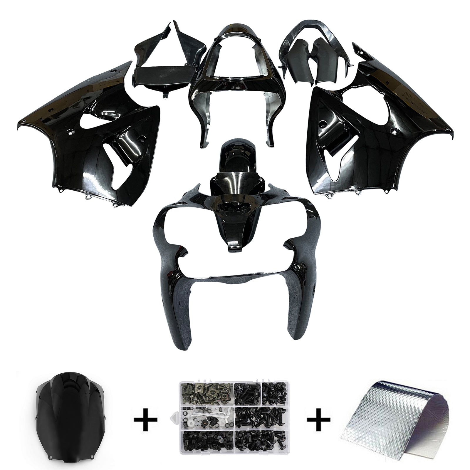 Kit Carenado Para Kawasaki ZX6R 636 2000-2002 Genérico