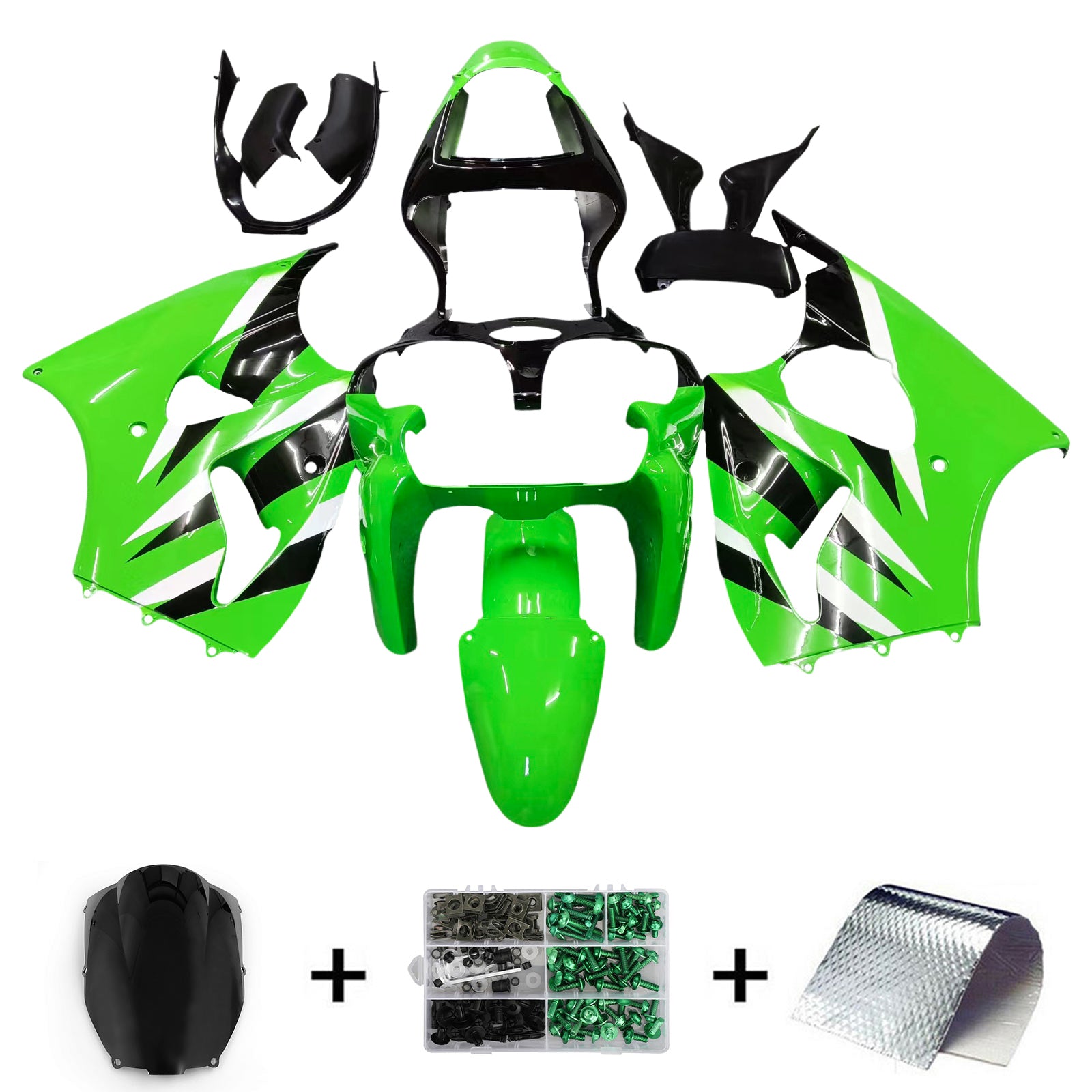 Fairing Kit For Kawasaki ZX6R 636 2000-2002 Generic