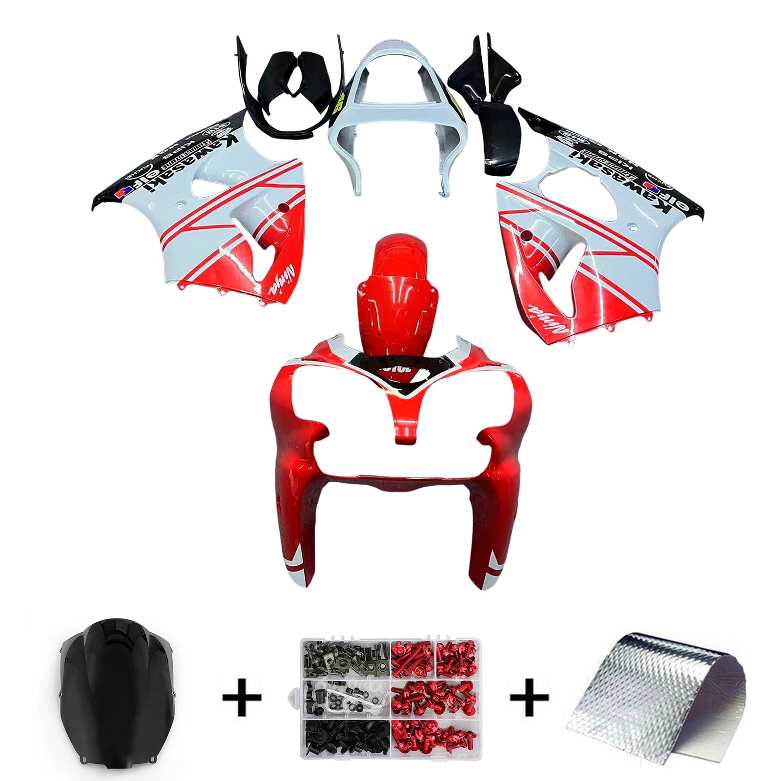 Fairing Kit For Kawasaki ZX6R 636 2000-2002 Generic