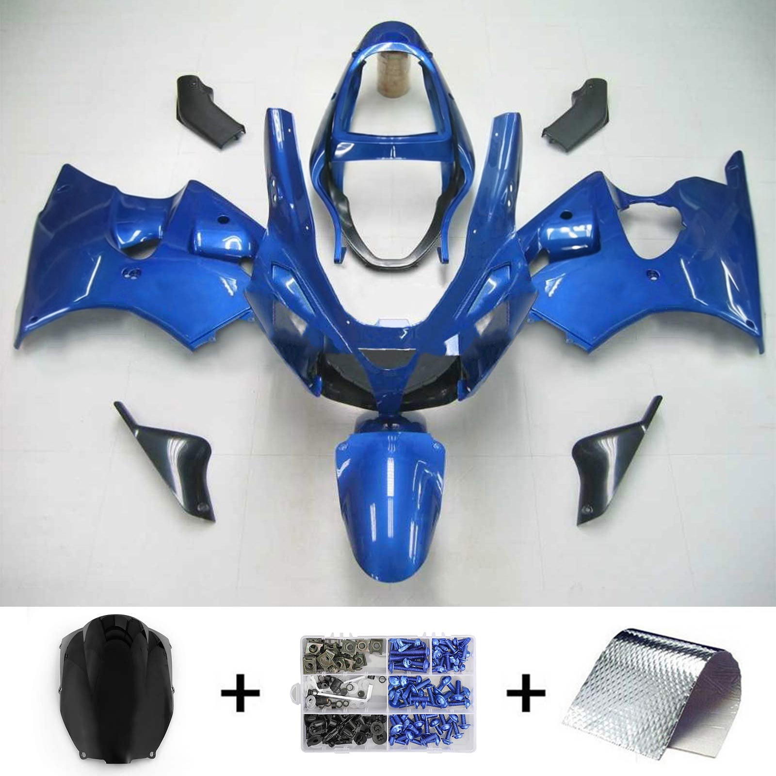 Kit Carenado Para Kawasaki ZX6R 636 2000-2002 Genérico