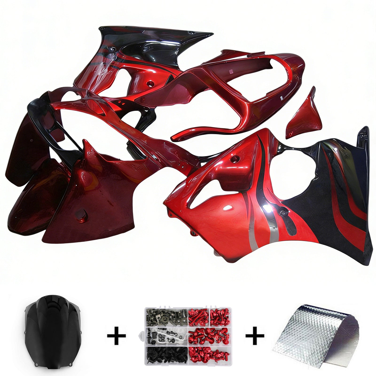 Kit Carenado Kawasaki ZX6R 636 2000-2002 ZZR600 2005-2008 Carrocería