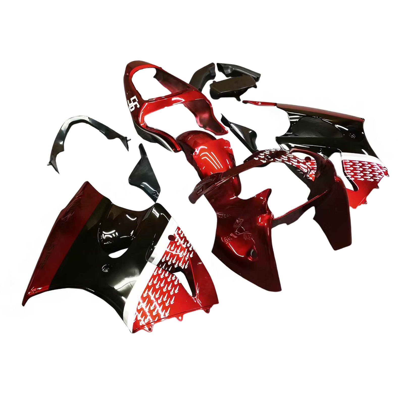 Kawasaki ZX6R 636 2000-2002 ZZR600 2005-2008 Fairing Kit Bodywork