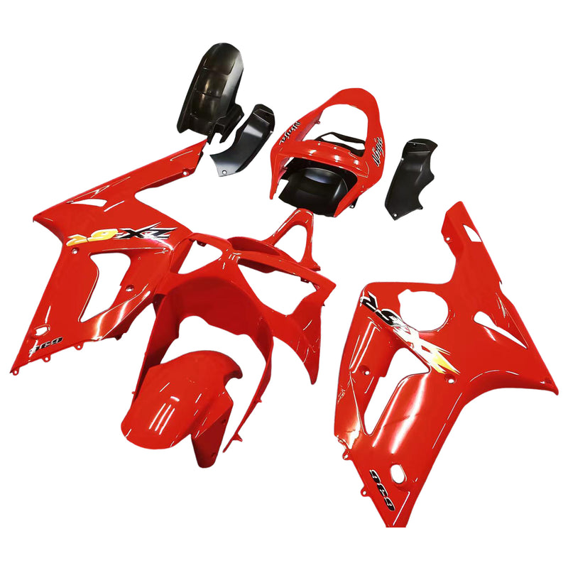 Carenados 2003-2004 Kawasaki ZX6R 636 Rojo Ninja Genérico