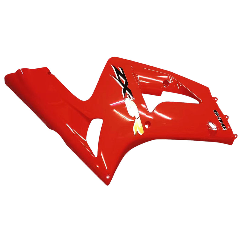 Carenados 2003-2004 Kawasaki ZX6R 636 Rojo Ninja Genérico