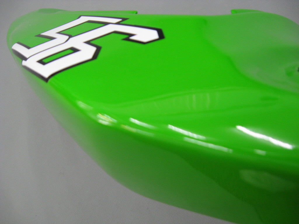 Fairings 2003-2004 Kawasaki ZX6R 636 Green Black No.56 ELF Generic