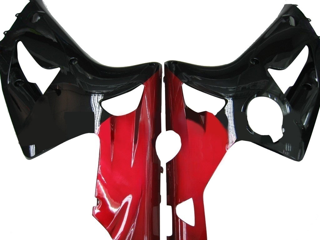 Fairings 2003-2004 Kawasaki ZX6R 636 Black Red ZX6R Generic