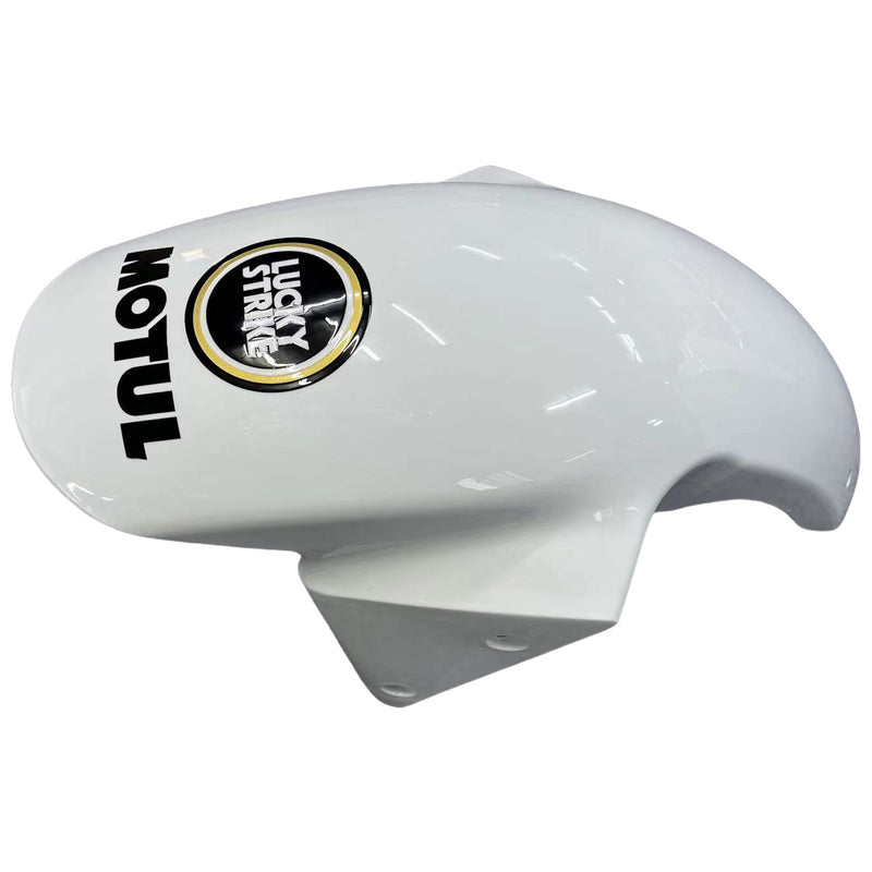 Fairings 2003-2004 Kawasaki ZX6R 636 White Black Lucky Strike  Generic