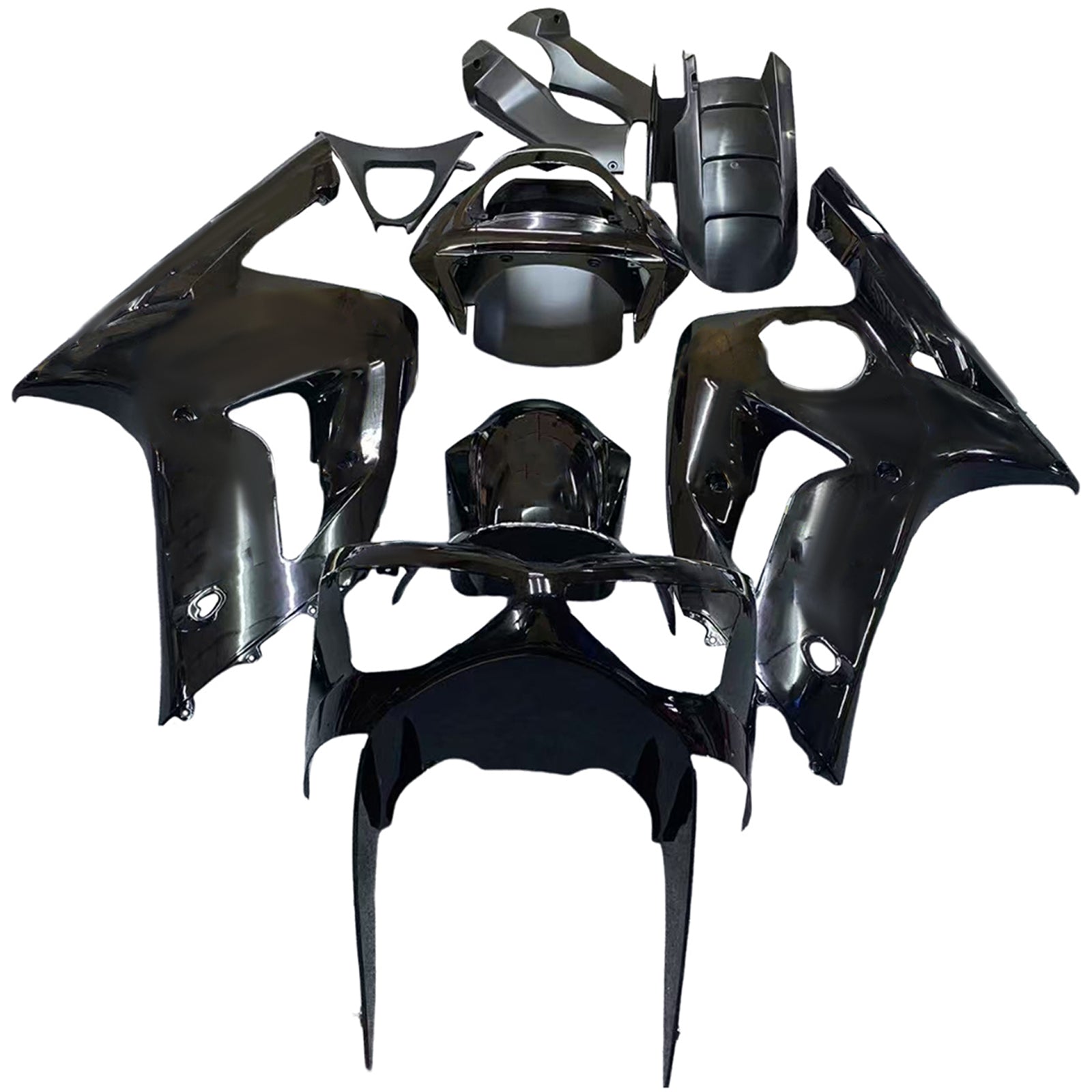 Injection Fairing Kit Bodywork Plastic ABS fit For Kawasaki ZX6R 636 2003-2004