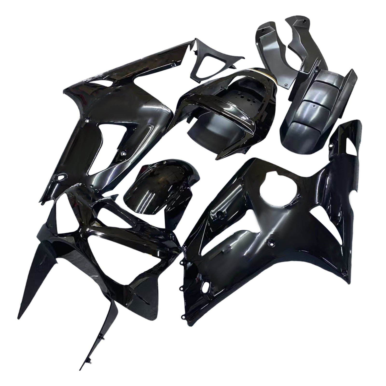 Injection Fairing Kit Bodywork Plastic ABS fit For Kawasaki ZX6R 636 2003-2004