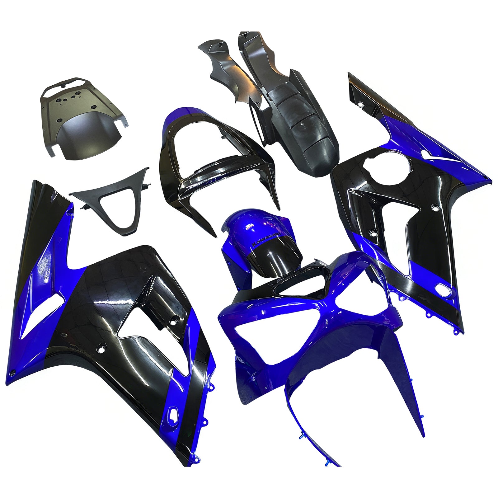 Kawasaki ZX6R 636 2003-2004 Fairing Kit Bodywork Plastic ABS