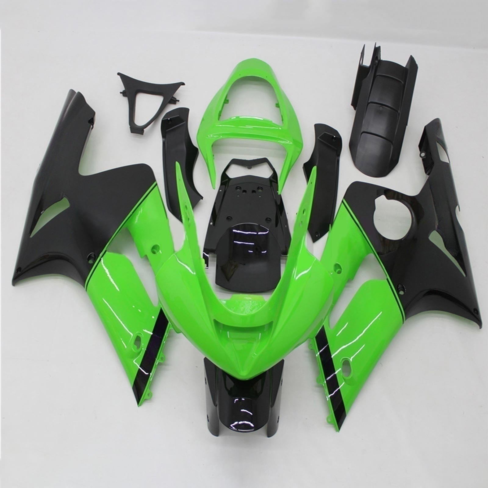 Kawasaki ZX6R 636 2003-2004 Fairing Kit Bodywork Plastic ABS