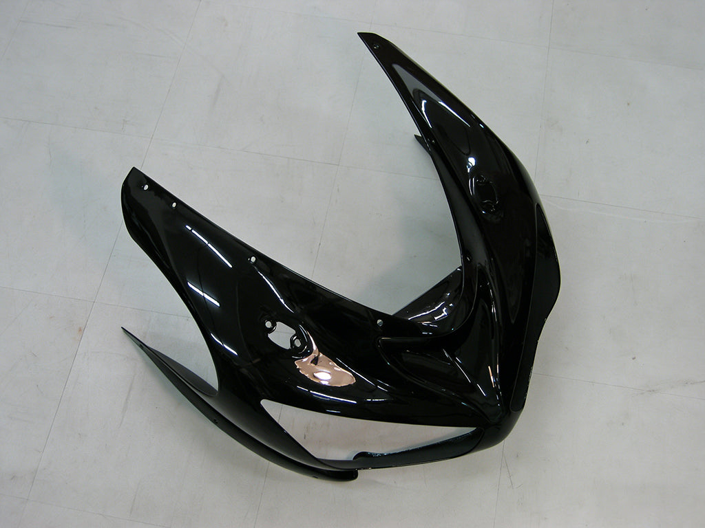 페어링 2005-2006 가와사키 ZX6R 636 블랙 화이트 웨스트 ZX6R 제네릭