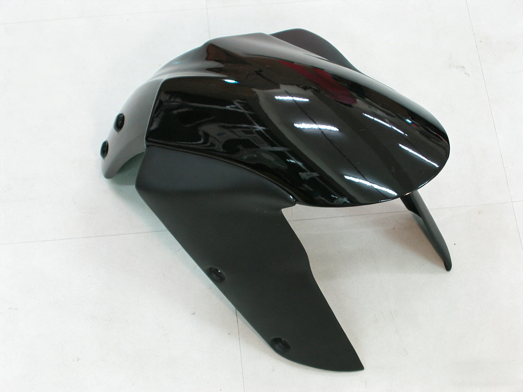 페어링 2005-2006 가와사키 ZX6R 636 블랙 화이트 웨스트 ZX6R 제네릭