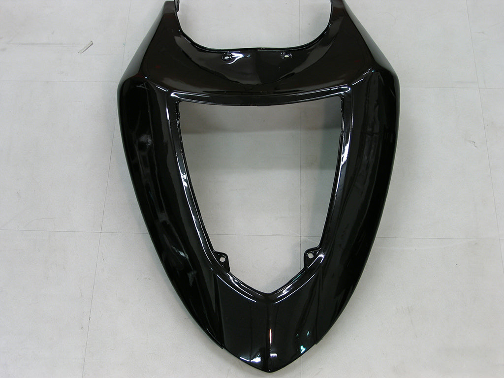 페어링 2005-2006 가와사키 ZX6R 636 블랙 화이트 웨스트 ZX6R 제네릭
