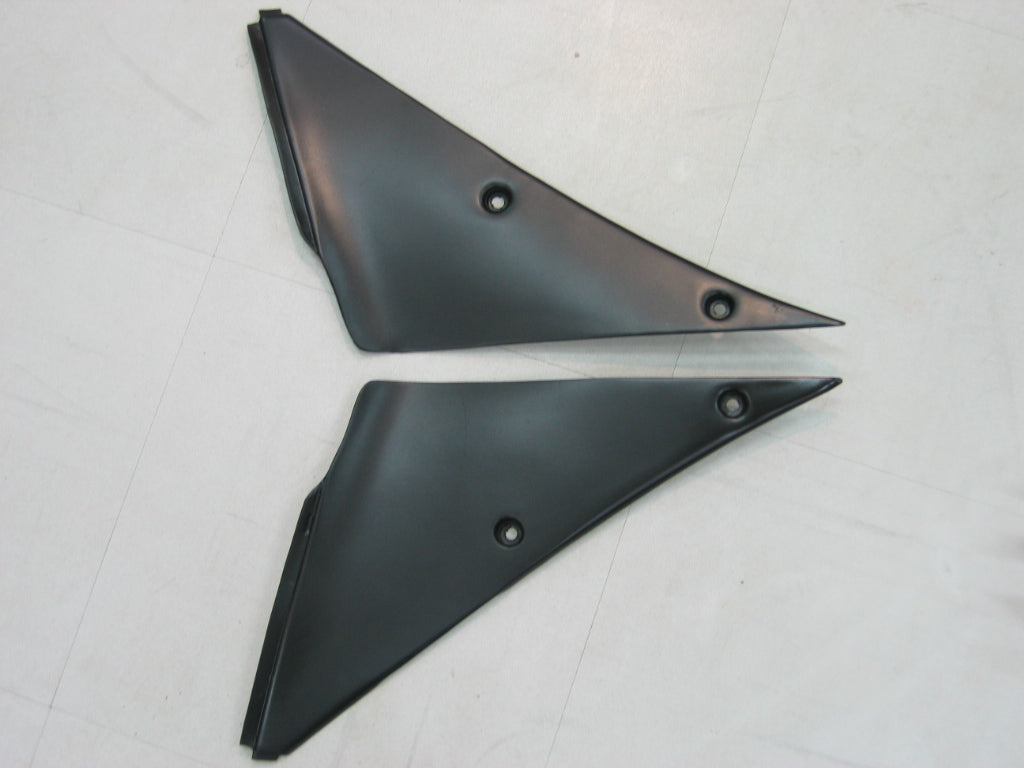 Fairings 2005-2006 Kawasaki ZX6R 636 Silver & Red Flame Ninja Generic