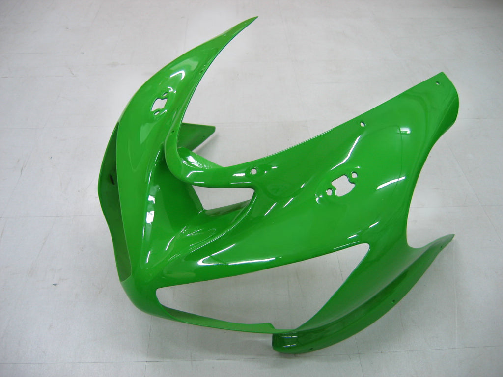 Fairings 2005-2006 Kawasaki ZX6R 636 Green Black No.14 ZX6R Generic