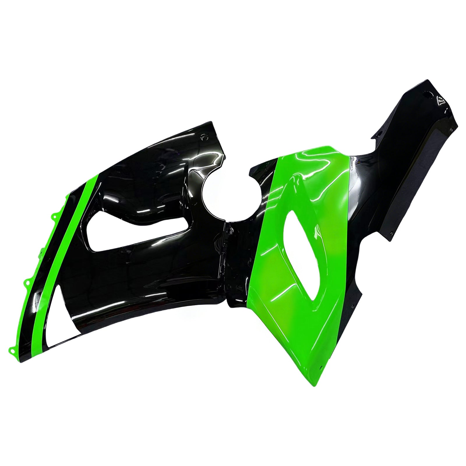 Fairings 2005-2006 Kawasaki ZX6R 636 Green Black Kawasaki  Generic