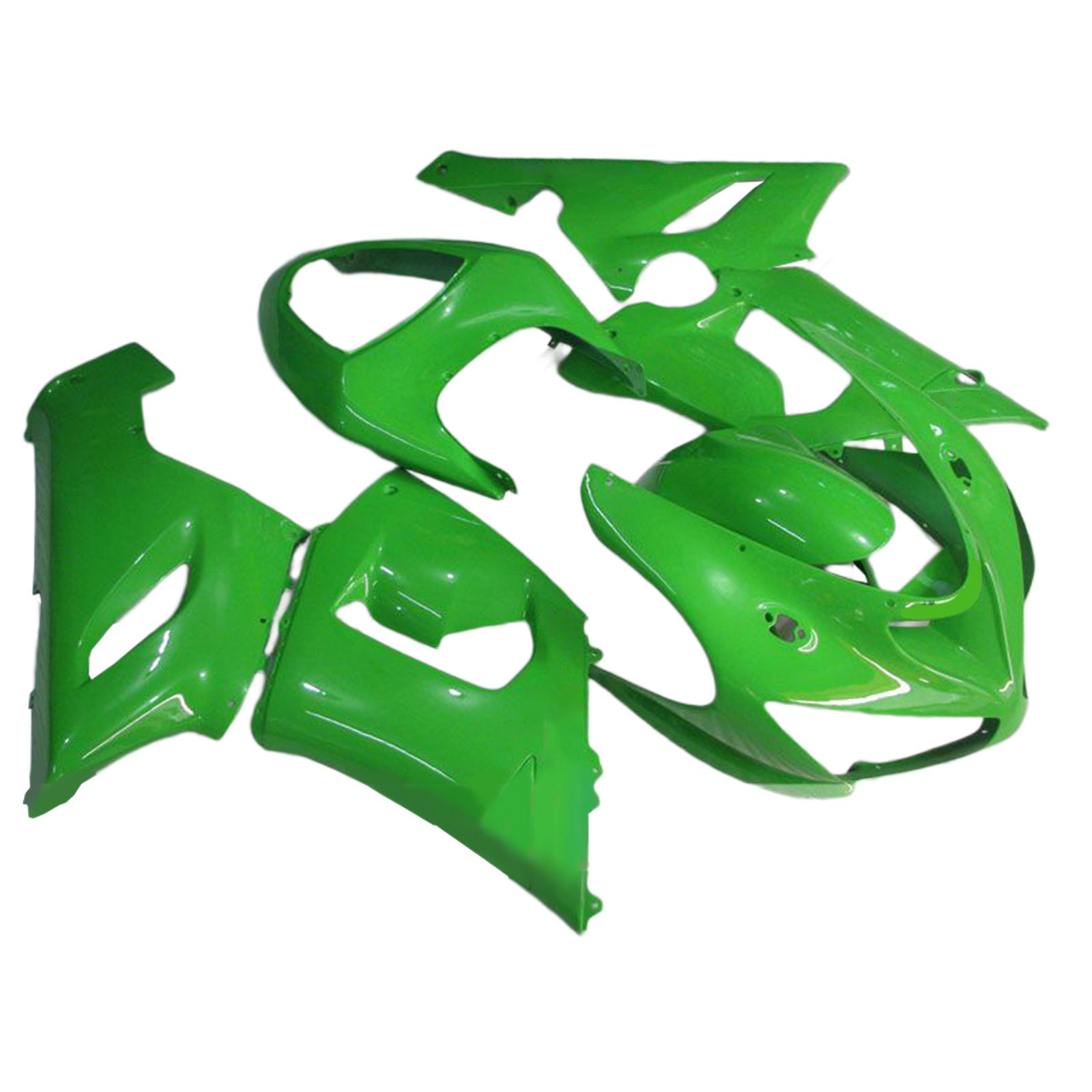Fairings 2005-2006 Kawasaki ZX6R ZX636 Green Ninja  Generic