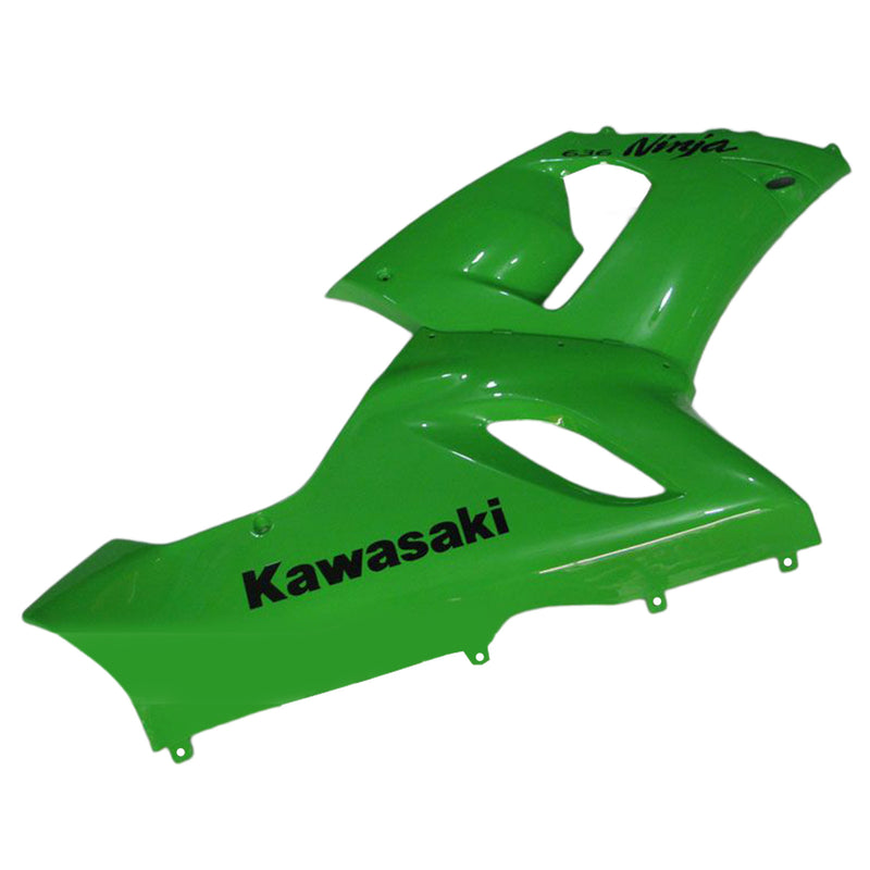 Carenados 2005-2006 Kawasaki ZX6R ZX636 Verde Ninja Genérico