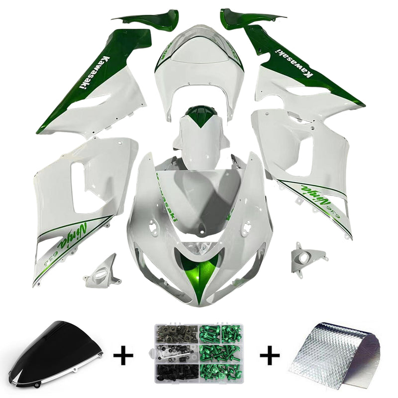 Kawasaki ZX6R 636 2005-2006 Fairing Kit Bodywork Plastic ABS