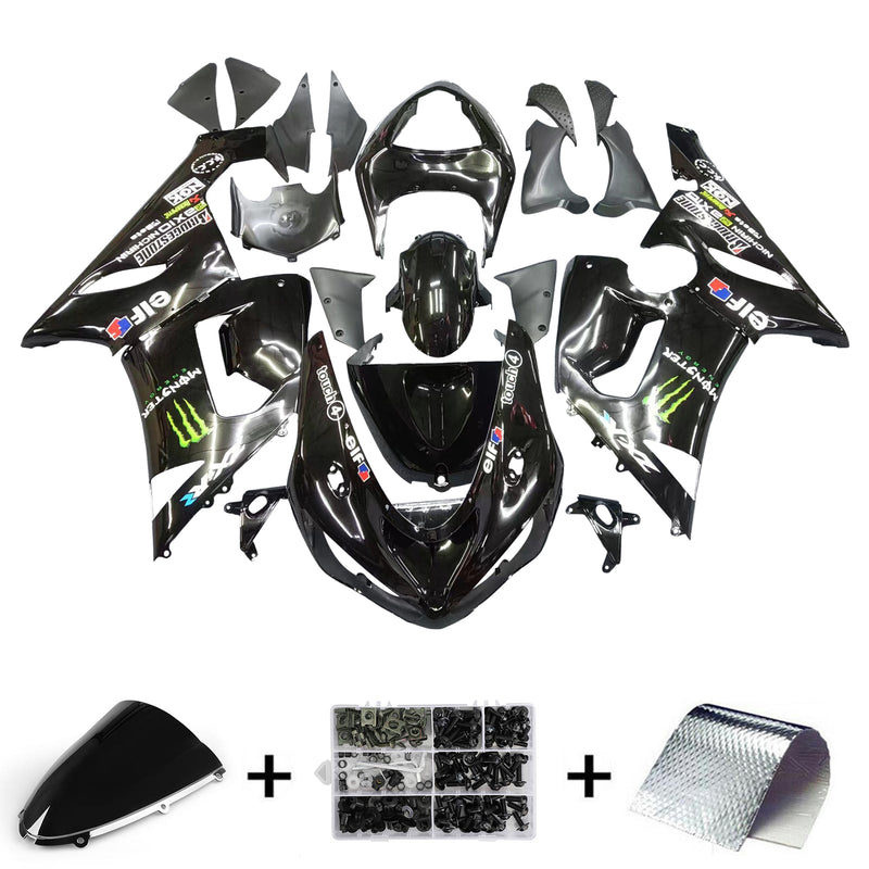 Kawasaki ZX6R 636 2005-2006 Fairing Kit Bodywork Plastic ABS