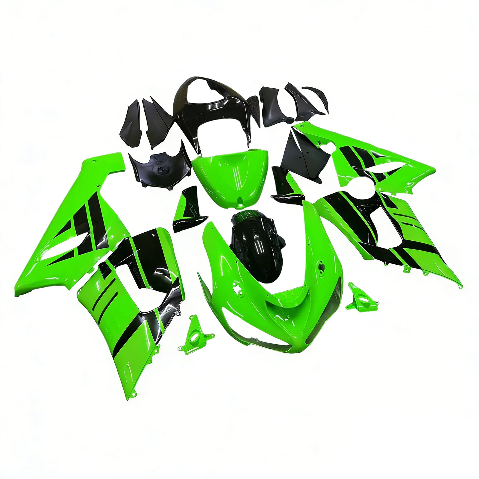 Kawasaki ZX6R 636 2005-2006 Fairing Kit Bodywork Plastic ABS