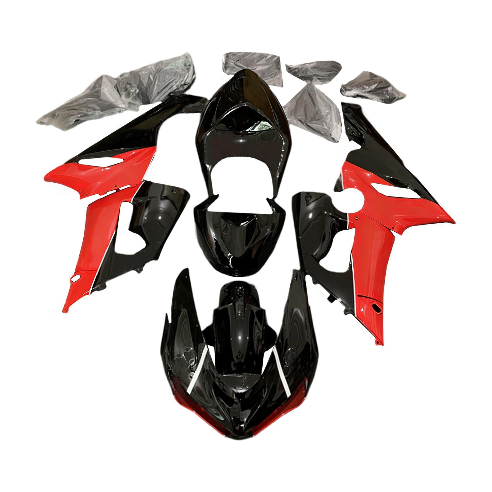 Kawasaki ZX6R 636 2005-2006 Fairing Kit Bodywork Plastic ABS