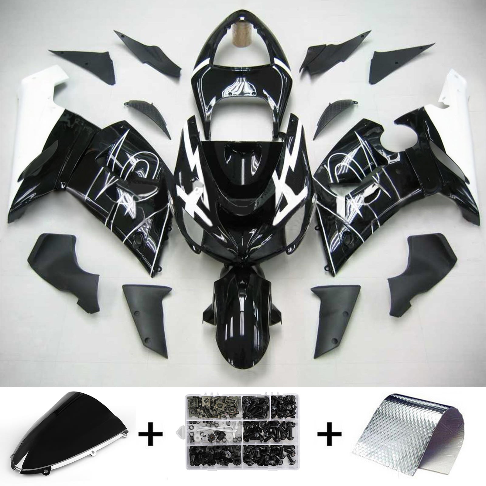 가와사키 ZX6R 636 2005-2006용 일반 페어링 키트