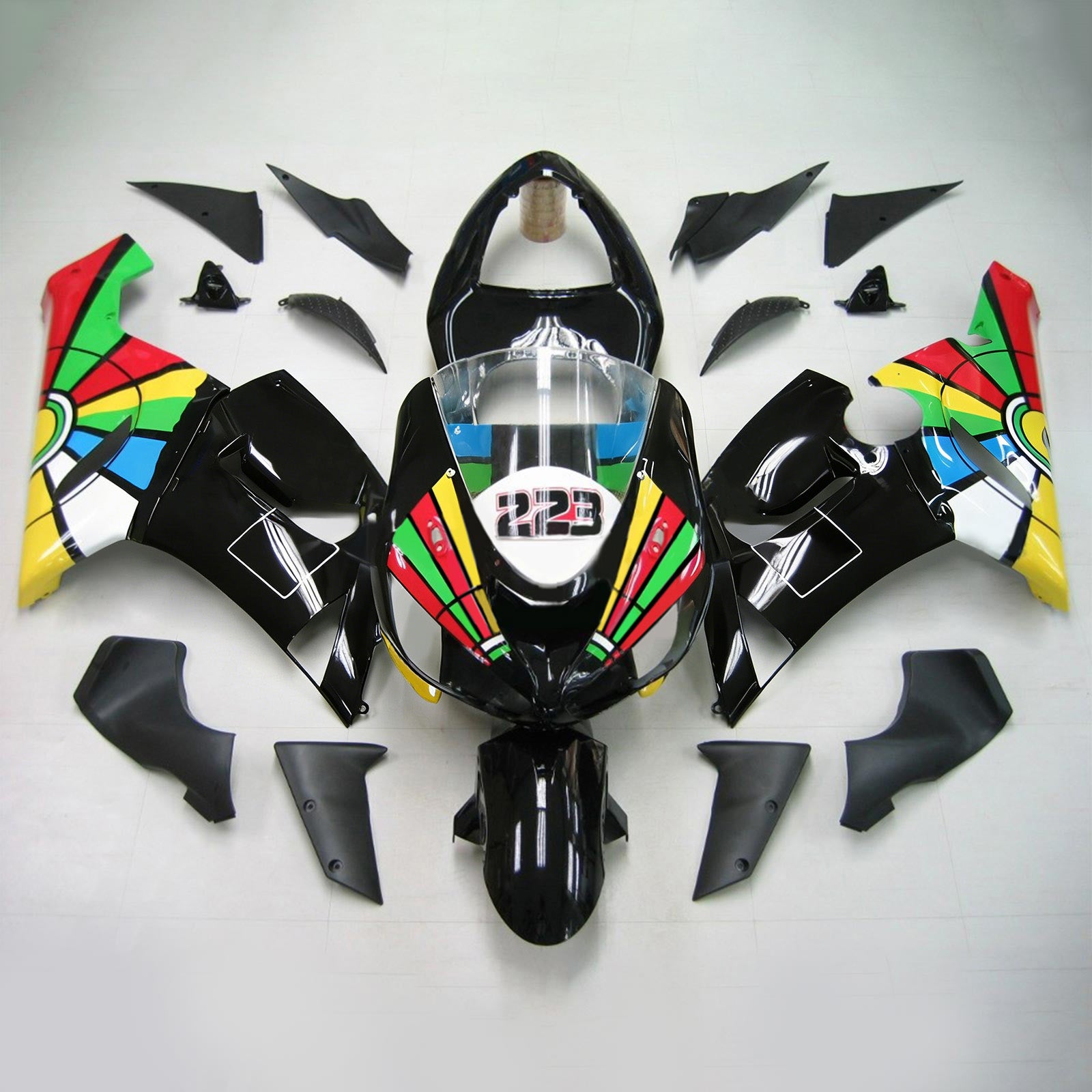 가와사키 ZX6R 636 2005-2006용 일반 페어링 키트