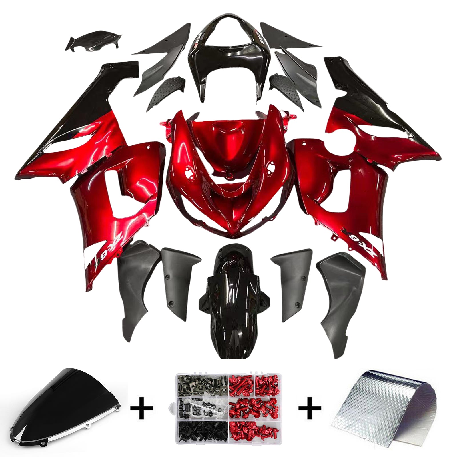 Kit Carenado Para Kawasaki ZX6R 636 2005-2006 Genérico