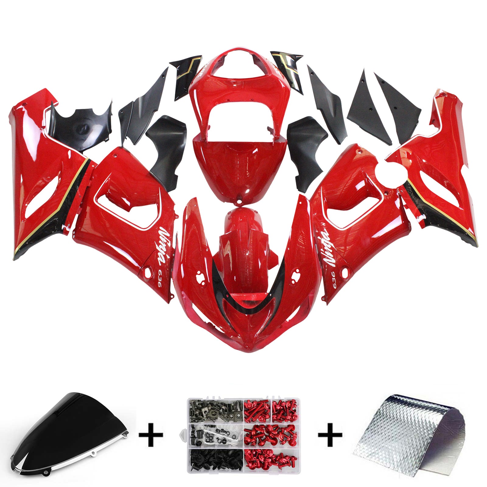 Fairing Kit For Kawasaki ZX6R 636 2005-2006 Generic