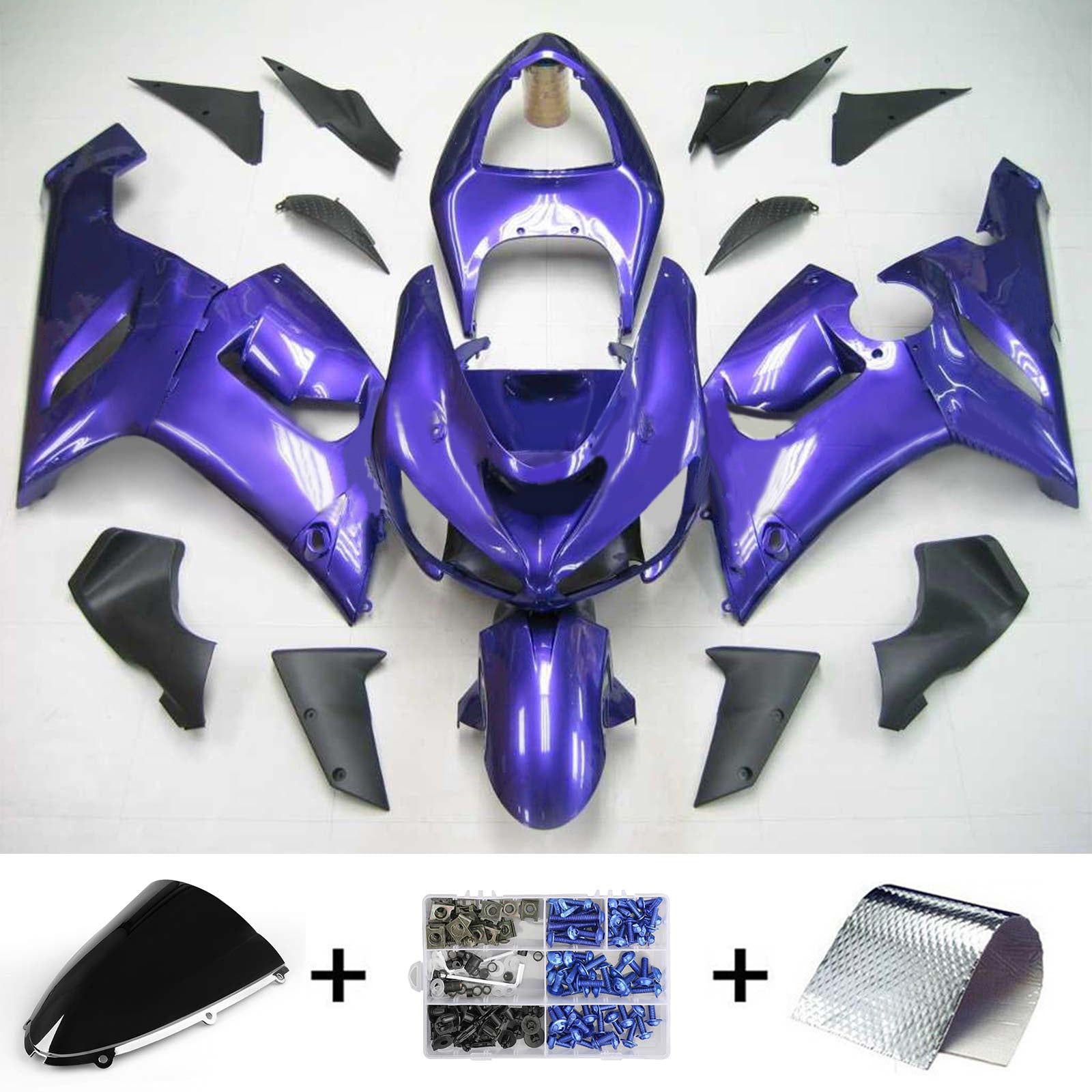 Fairing Kit For Kawasaki ZX6R 636 2005-2006 Generic