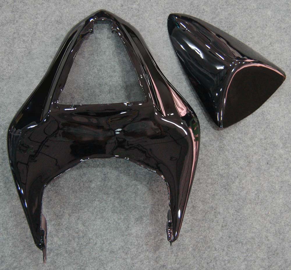 Fairings 2007-2008 Kawasaki ZX6R ZX636 Black & Red Flame Ninja Generic