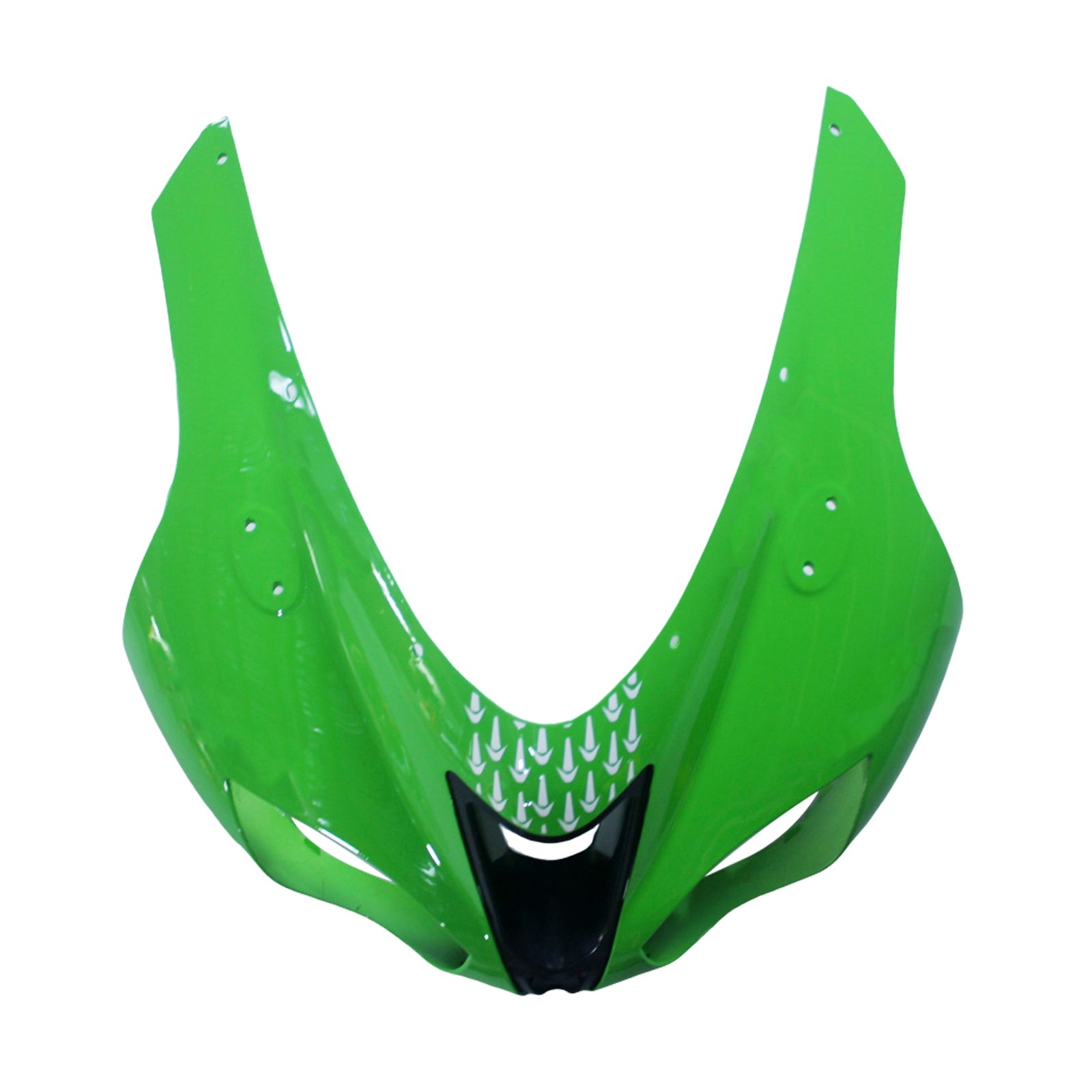 Fairings 2007-2008 Kawasaki ZX6R ZX636 Green Black ZX6R Generic