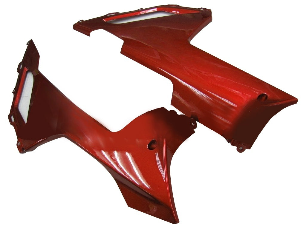 Fairings 2007-2008 Kawasaki ZX6R ZX636 Black & Red Flame Ninja ZX6R Generic