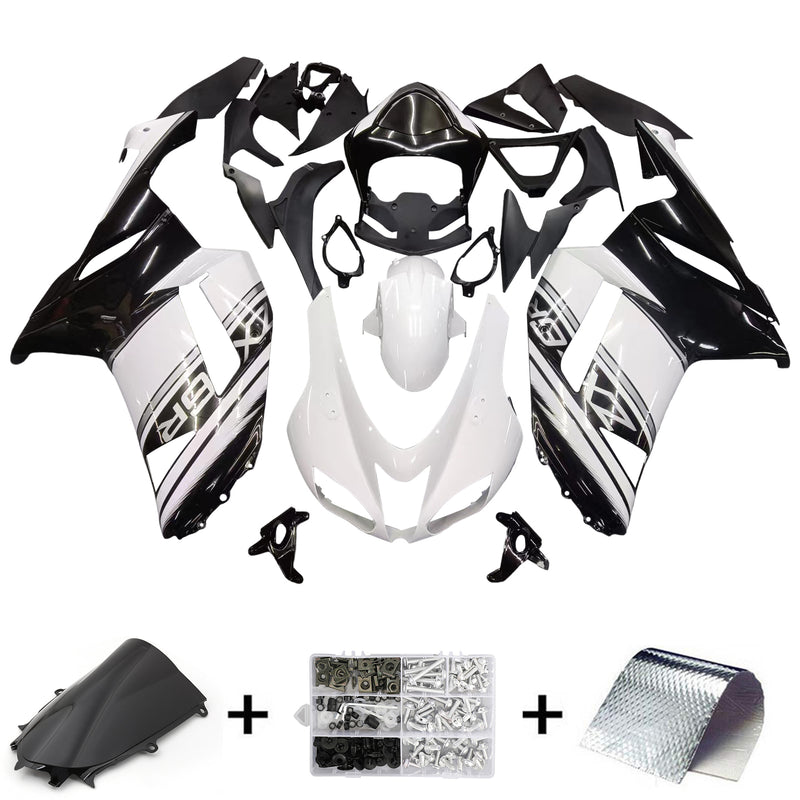 Kawasaki ZX6R 636 2007-2008 Fairing Kit Bodywork Plastic ABS