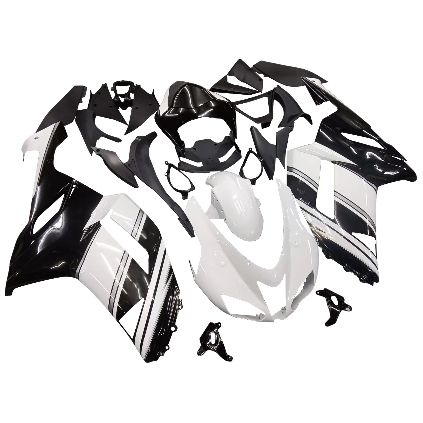 Kawasaki ZX6R 636 2007-2008 Fairing Kit Bodywork Plastic ABS